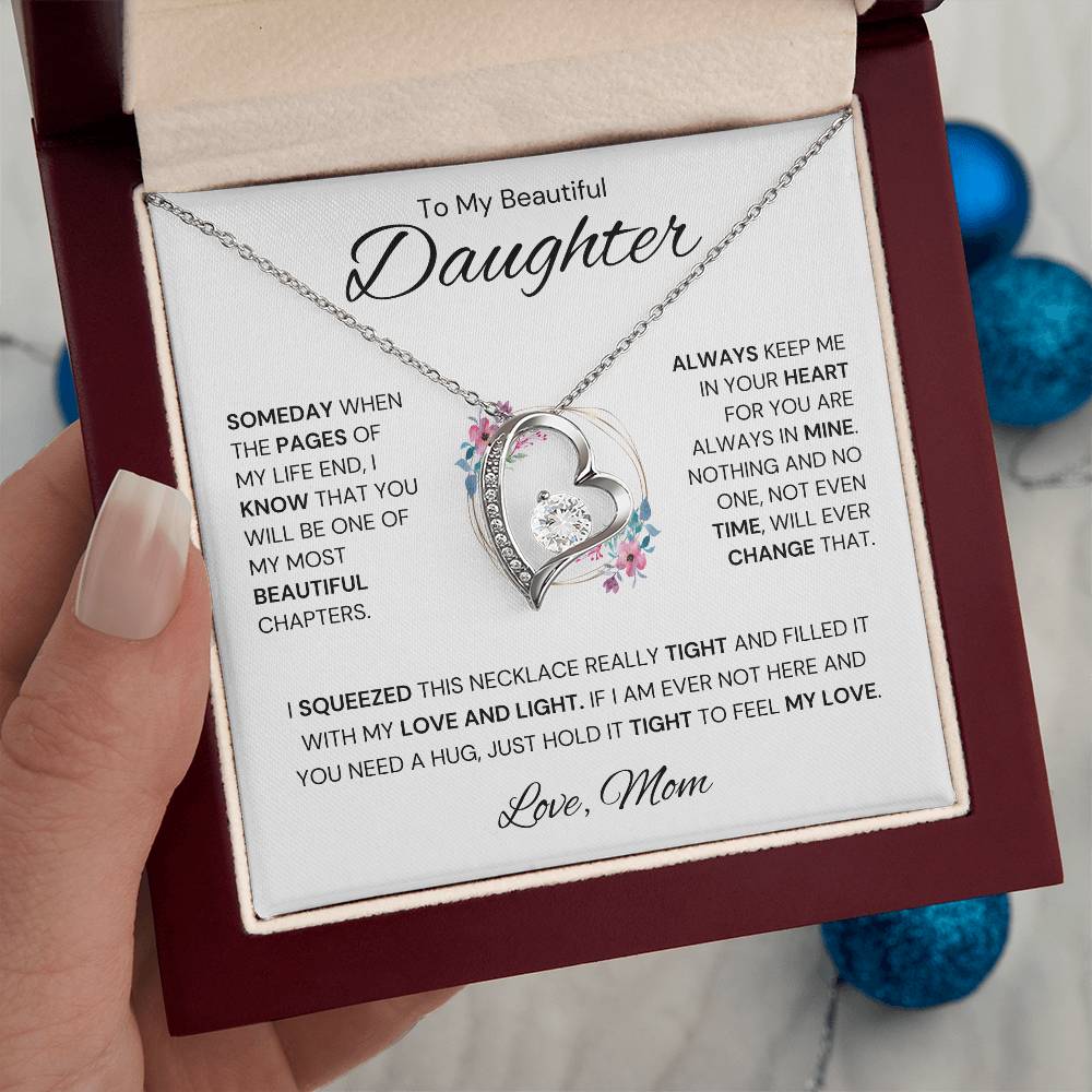 To My Daughter - Eternal Love Necklace