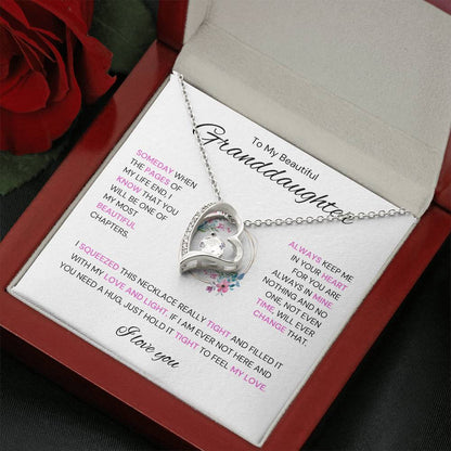 To My Granddaughter - Eternal Love Necklace