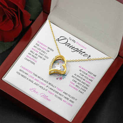 To My Precious Daughter - Eternal Love Necklace