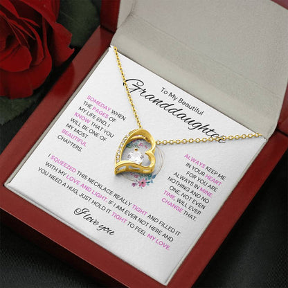 To My Granddaughter - Eternal Love Necklace