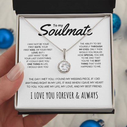 "To My Soulmate" - Sparkling Allure Pendant