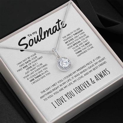 "To My Soulmate" - Sparkling Allure Pendant