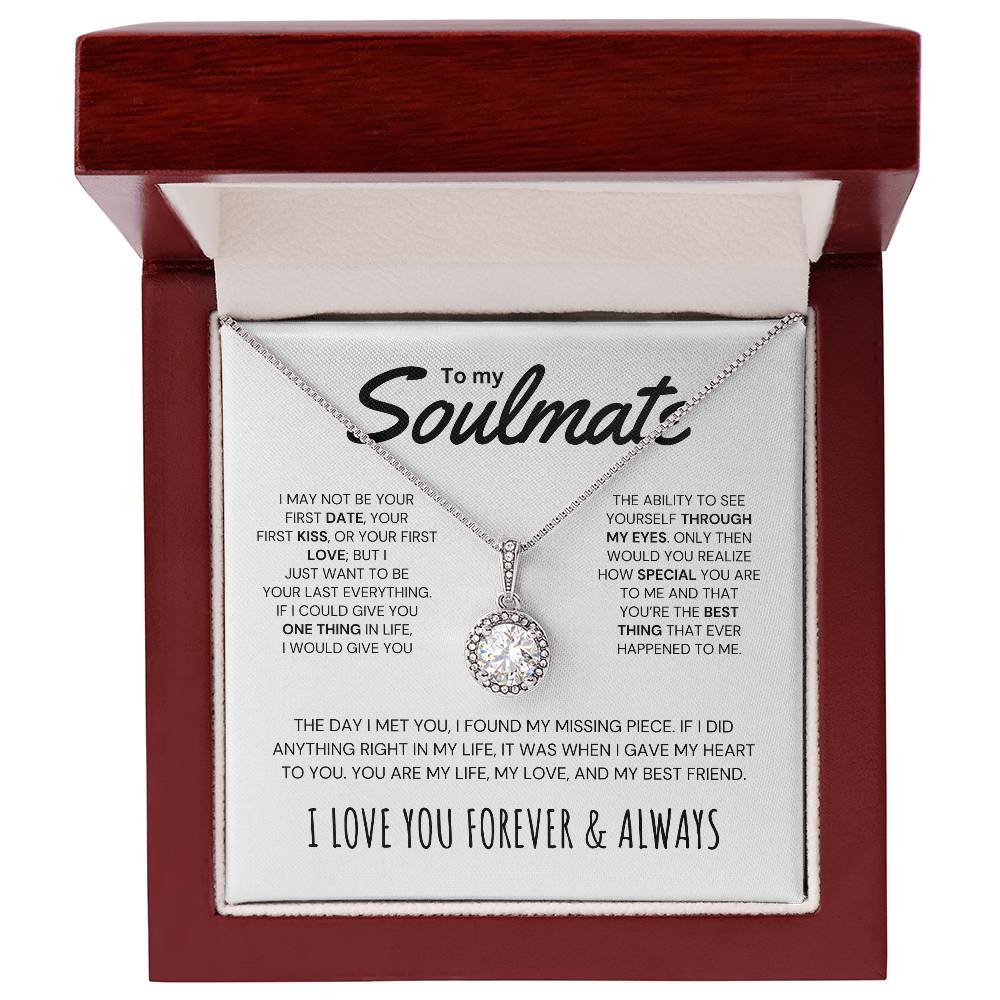 "To My Soulmate" - Sparkling Allure Pendant