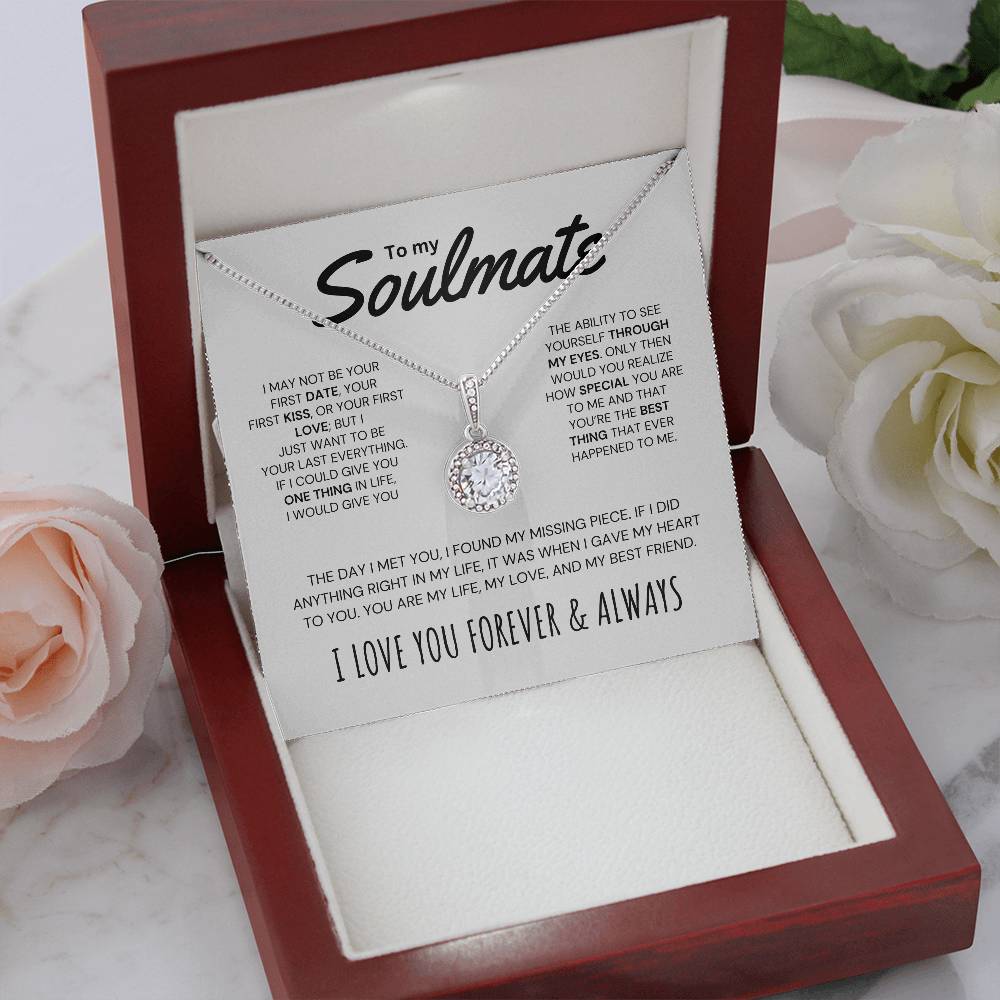 "To My Soulmate" - Sparkling Allure Pendant