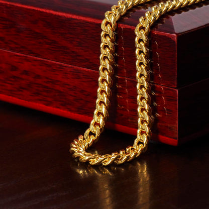 Promise Necklace - Cuban Link Chain