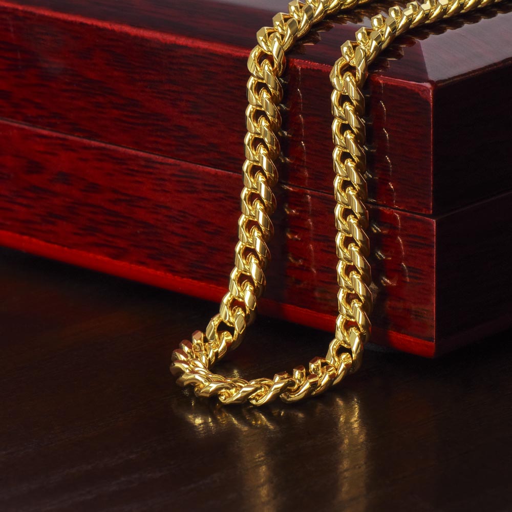 To My Son - Cuban Link Chain