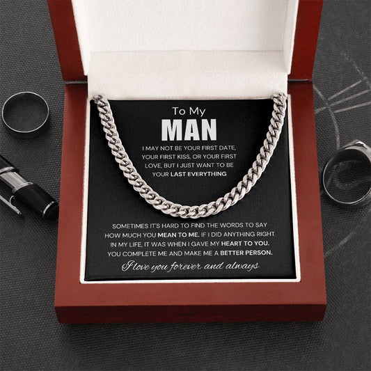 To My Man - Cuban Link Chain