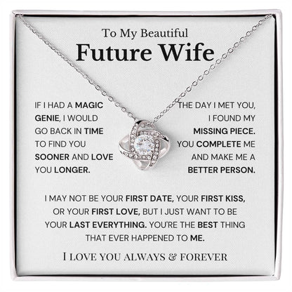 To My Future Wife - Love Knot Necklace