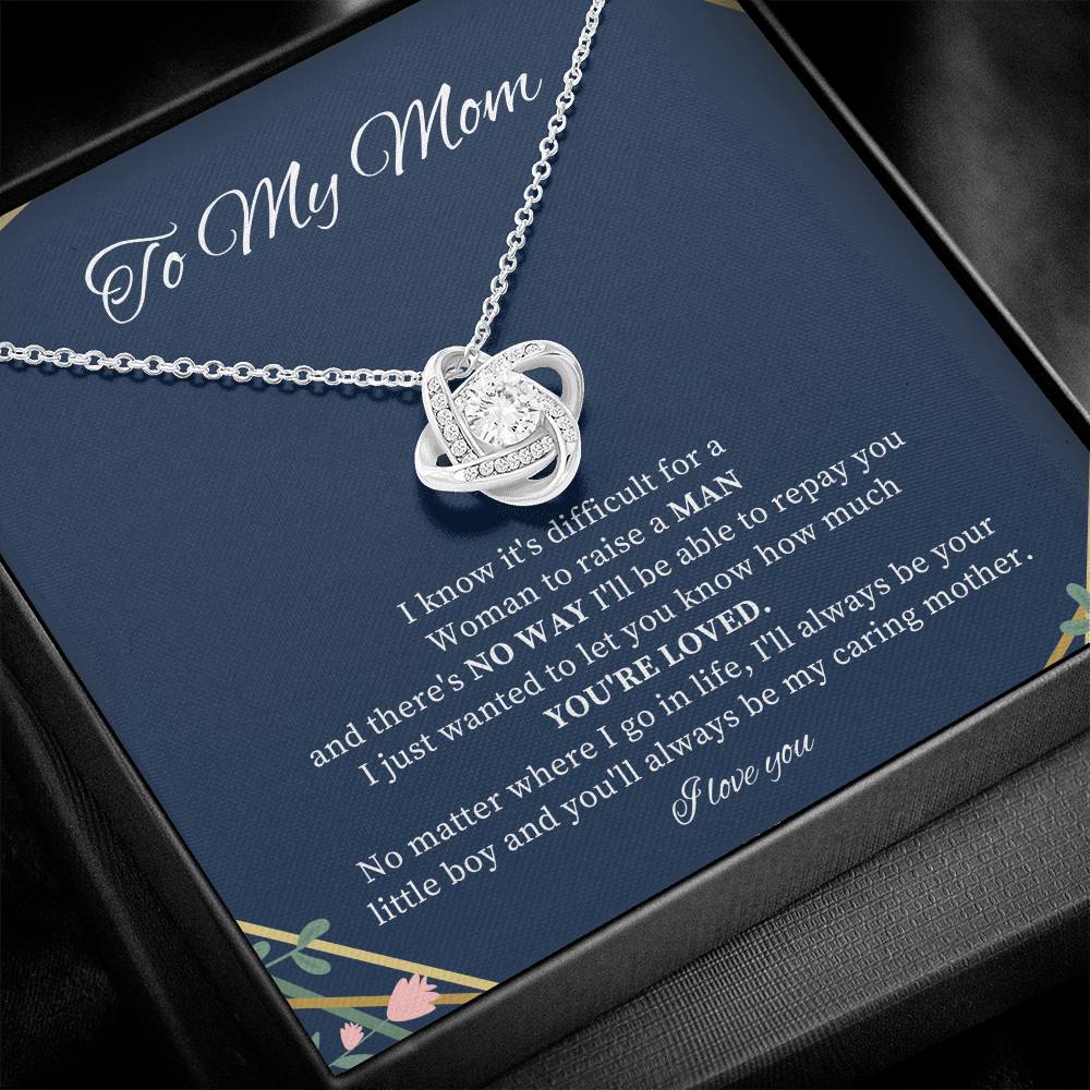 To My Mom - Love Knot Necklace