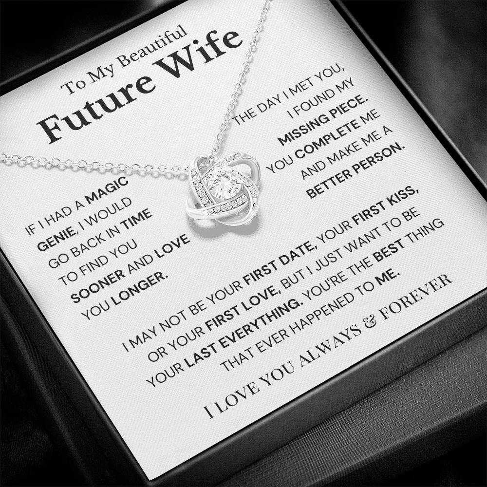 To My Future Wife - Love Knot Necklace