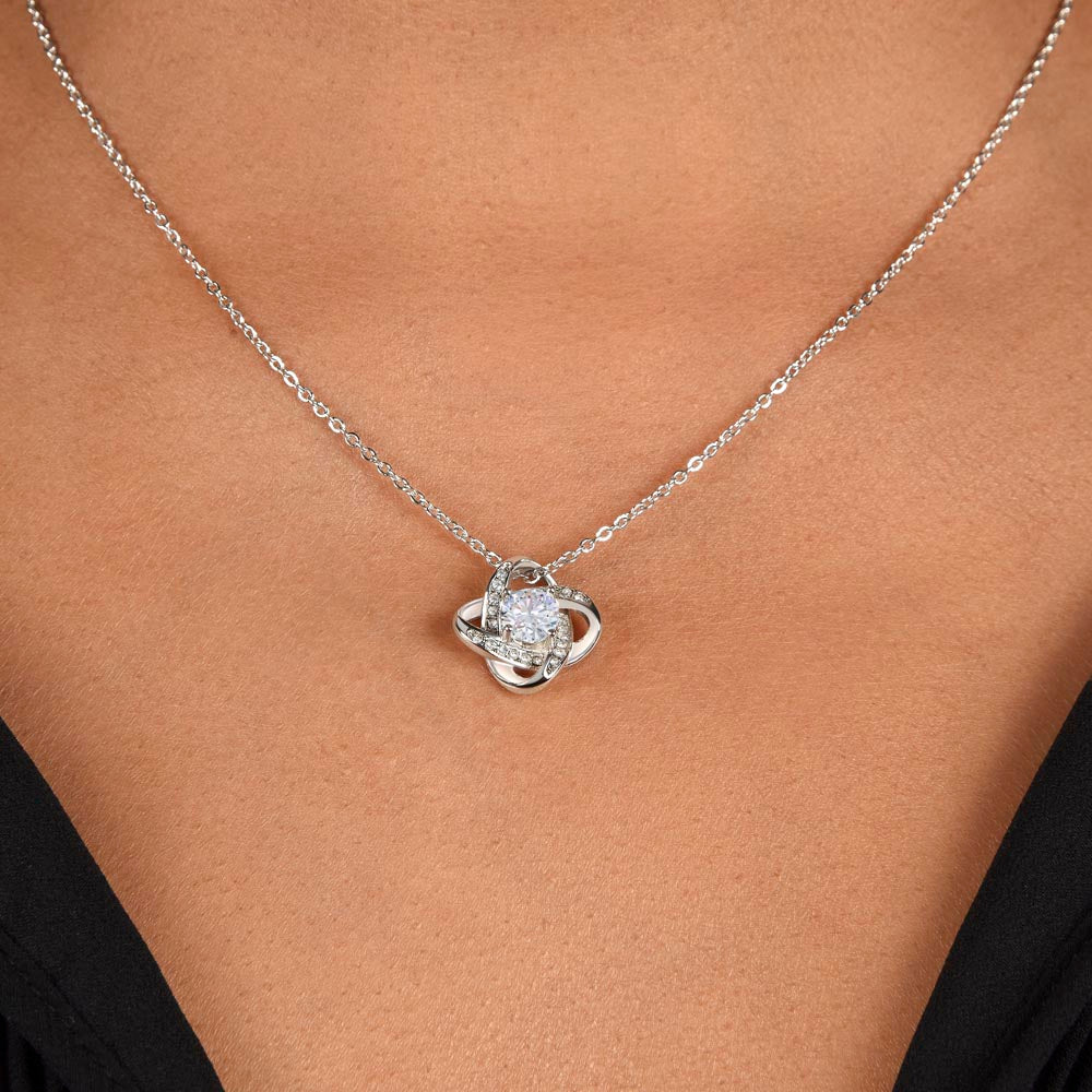 To My Mom - Love Knot Necklace