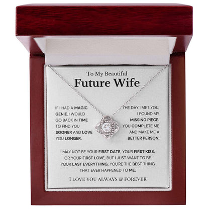 To My Future Wife - Love Knot Necklace