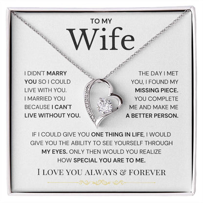 To My Wife - Eternal Love Necklace