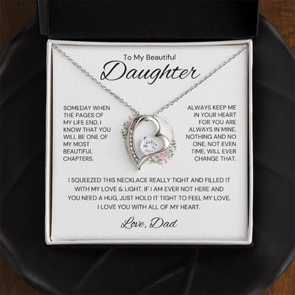 To My Daughter - Eternal Love Necklace