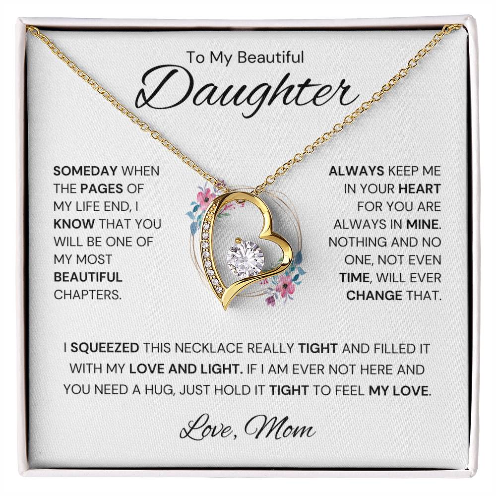 To My Daughter - Eternal Love Necklace