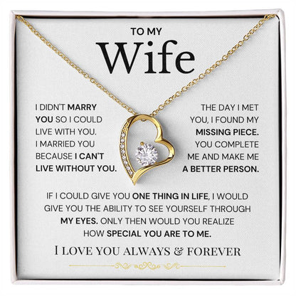 To My Wife - Eternal Love Necklace