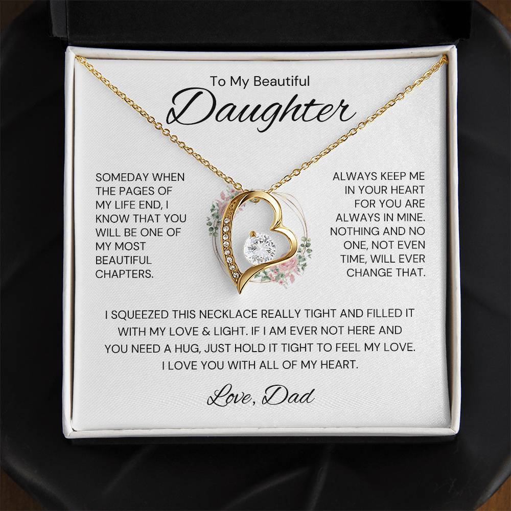 To My Daughter - Eternal Love Necklace