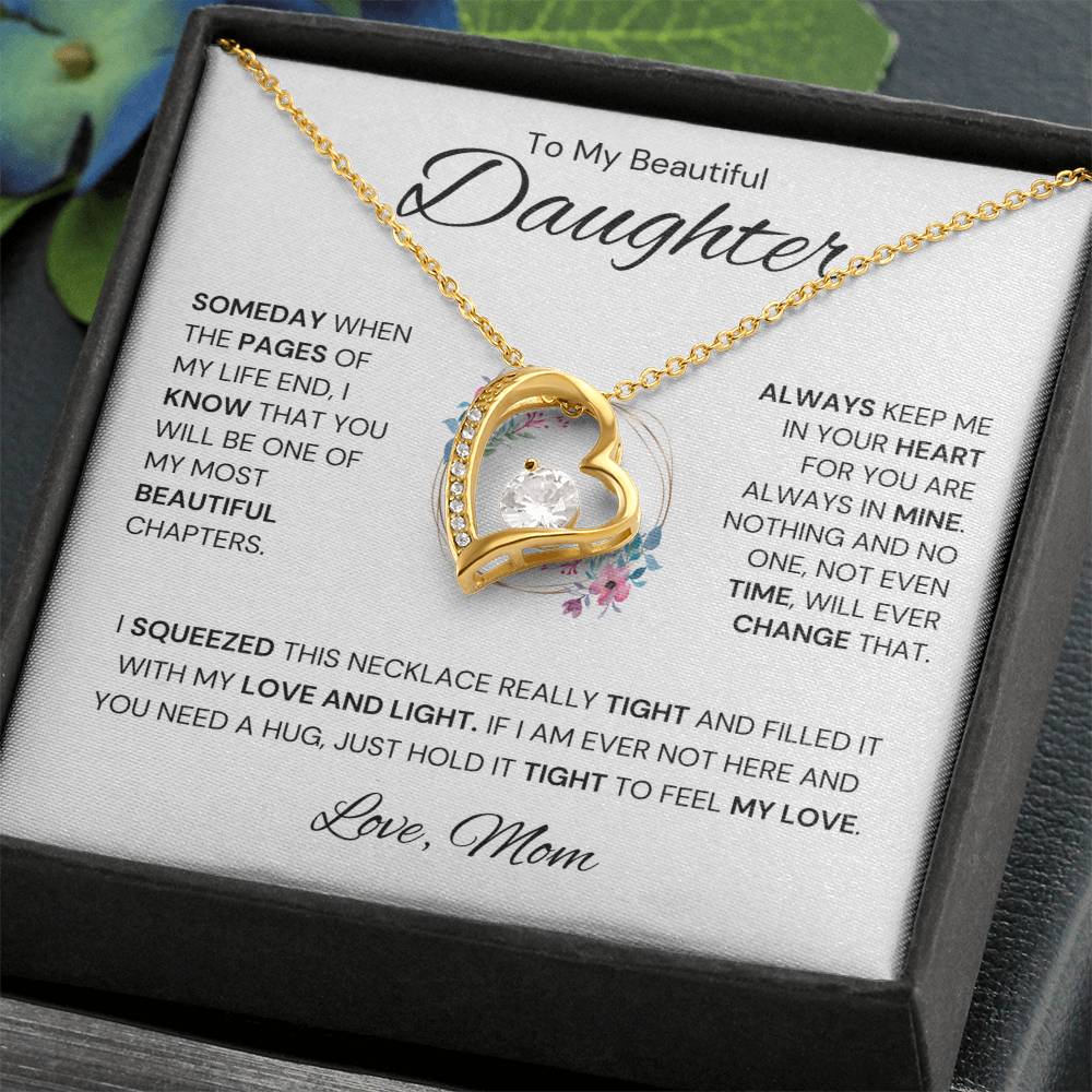 To My Daughter - Eternal Love Necklace